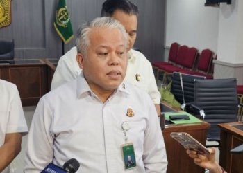Kasus Suap Hakim Ronald Tannur. Kapuspenkum Kejagung Harli Siregar. Medcom.id/Siti Yona Hukmana
