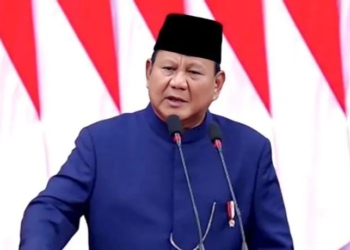 Presiden Prabowo Subianto menyampaikan pidato pertamanya usai dilantik, Minggu, 2 Oktober 2024. Tangkapan Layar Youtube Sekretariat Presiden