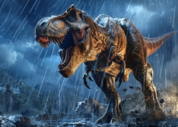Tyrannosaurus Rex (T-Rex) terkenal sebagai raja dinosaurus yang paling menakutkan dan sering menjadi predator terkuat di zamannya. Freepik