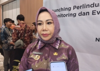 Foto : Kepala Dinas PMTD Provinsi Lampung, Zaidirina saat diwawancara beberapa waktu lalu.