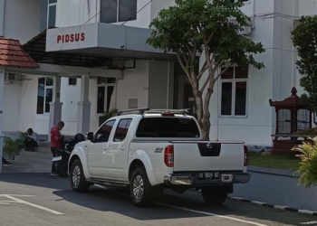 Suasana Kantor Pidsus Kejati Lampung. (Foto: Lampost.co/Umar Robbani)