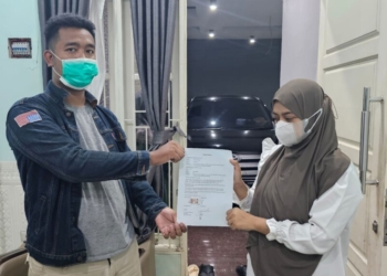 Korban dan pelaku perampasan melakukan perdamaian. Dok IST