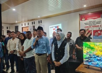 Pasangan Calon Bupati dan Wakil Bupati Nomor Urut 02 Way Kanan Menang 54,50%