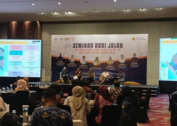 Kegiatan Hari Bakti PU dan Hari Jalan oleh BPJN Lampung. Lampost.co/Atika