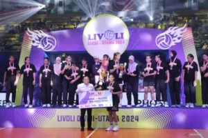 Putri Petrokimia Gresik Pertahankan Gelar Juara Livoli Divisi Utama