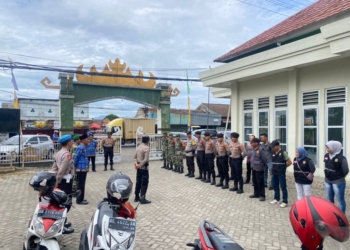 Polresta Bandar Lampung Siagakan Personel Kawal Rekapitulasi Suara