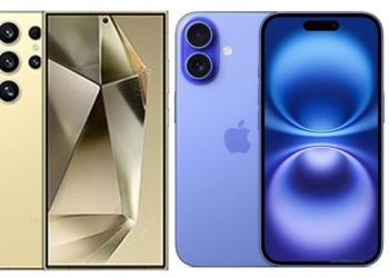 Samsung Galaxy S25 Ultra, iPhone 16, flagship terbaik 2025, smartphone premium, teknologi terbaru, spesifikasi flagship, Samsung vs Apple