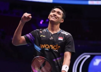 Pebulu tangkis tunggal putra Indonesia, Jonatan Christie.