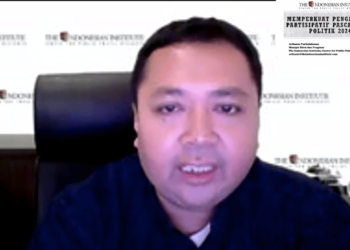 Manajer Riset dan Program The Indonesian Institute Arfianto Purbolaksono.(MI/Tri Subarkah)