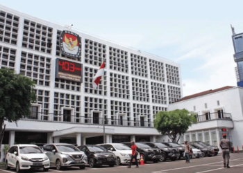 Gedung Komisi Pemilihan Umum (KPU) RI, Jakarta.(MI)