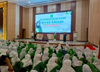 Suasana doa bersama di Polda Lampung, Rabu, 4 Desember 2024. (Foto: Lampost.co/Asrul Septian Malik)