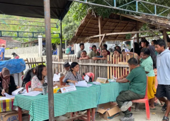 KPU Palu menggelar pemungutan suara ulang Pilkada di TPS 04, Kelurahan Tipo, Kota Palu, Kamis (5/12/2024). (ANTARA/HO-Dhila)