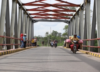 Jembatan Way Pedada Sudah Bisa Difungsikan Usai Perbaikan