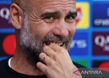 Manajer Manchester City Pep Guardiola