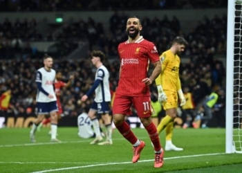Mohamed Salah. Foto: AFP/Glyn Kirk