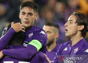 Pemain Fiorentina Lucas Martinez Quarta