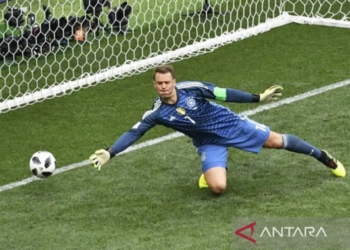 Penjaga gawang Manuel Neuer.