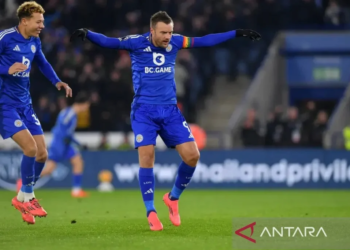 Selebrasi Jamie Vardy