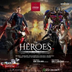 Nuansa Heroik di Pesta Malam Tahun Baru Emersia Hotel & Resort Bandar Lampung