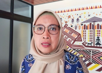 Angka Kemiskinan Lampung. Kepala Bappeda Provinsi Lampung, Elvira Ummihani. Lampost.co/Atika Oktaria