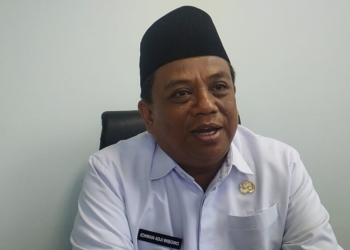 Setop boros makanan. Kepala Dinas Pangan Bandar Lampung, Ichwan Adjie Wibowo. Lampost.co/Umar Robbani