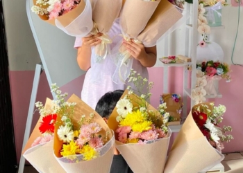 Buket bunga segar. Dok. Narasumber