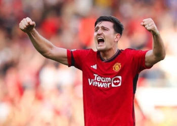 Bek Manchester United, Harry Maguire. X (Twitter)
