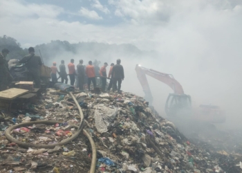 kebakaran TPA Bakung