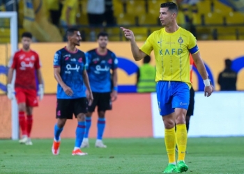 Penyerang Al Nassr asal Portugal Cristiano Ronaldo. (FAYED NURELDINE/AFP)