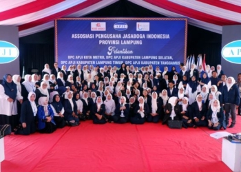 Pelantikan pengurus DPC Asosiasi Perusahaan Jasa Boga Indonesia (APJI) Lampung meriah dengan Baking Demo