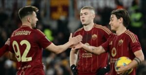 Liga Serie A Italia: AS Roma Libas Genoa 3-1