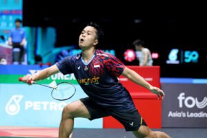 Ginting Absen di Indonesia Masters 2025 akibat Cedera Bahu