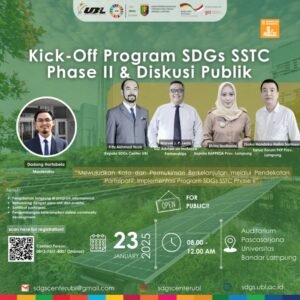 UBL Gelar Kick Off SDGs SSTC Phase II dan Diskusi Publik