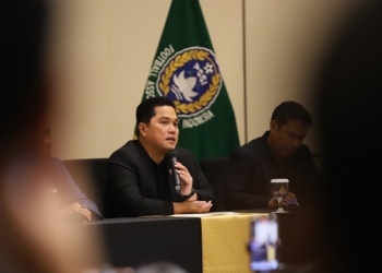 Erick Thohir Soroti Minimnya Suporter di SUGBK saat Timnas U-23 Hadapi Brunei