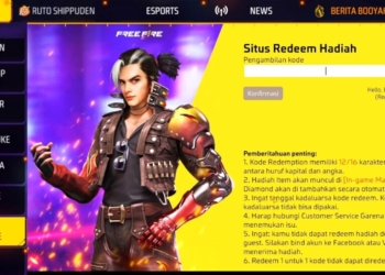 Kode Redeem FF 4 September 2025