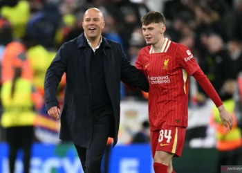 Manajer Liverpool asal Belanda, Arne Slot. Foto: ANTARA/AFP/Oli Scarff