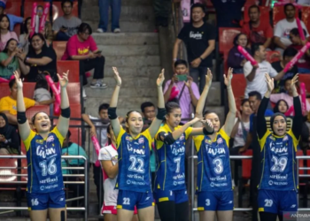 Tim voli putri Jakarta Livin Mandiri