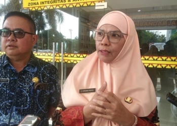 Program makan bergizi gratis. Plt Asisten II Bidang Ekonomi dan Pembangunan Setda Kota Bandar Lampung, Eka Afriana. Lampost.co/Andi Apriadi