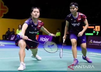 Ganda putri Indonesia Lanny Tria Mayasari-Siti Fadia Silva Ramadhanti