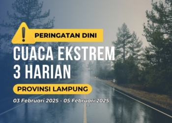 Badan Meteorologi Klimatologi dan Geofisika (BMKG) menyampaikan update cuaca tiga harian
