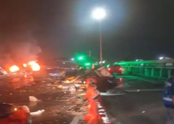 Identitas 8 Kendaraan Terlibat Kecelakaan Maut Gerbang Tol Ciawi