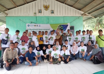 Program Studi Magister Manajemen Wilayah Pesisir dan Laut (MWPL) Unila melakukan pengabdian masyarakat pada Pekon Kiluan Negeri, Kelumbayan, Tanggamus. DOK