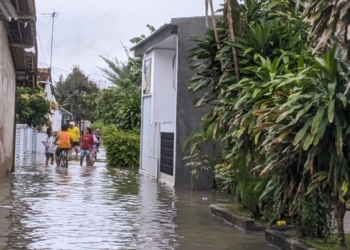 9 Jam Terendam, Korban Banjir di Way Kandis Bertahan Tanpa Tim Penyelamat