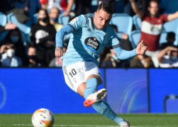 Penyerang Celta Vigo Iago Aspas
