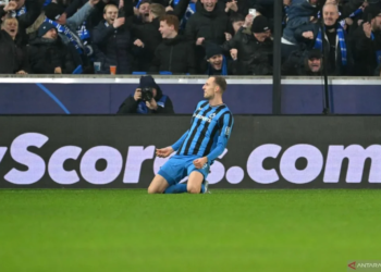 Penyerang Club Brugge Gustaf Nilsson