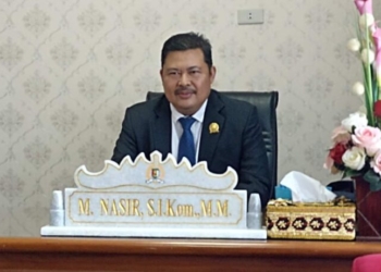 Pilkada Pesawaran 2010. Politisi NasDem Pesawaran M. Nasir. Lampost.co/Putra Pancasila Sakti