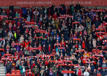 Suporter Liverpool memberikan dukungan di Stadion Anfield. Dok Liverpool