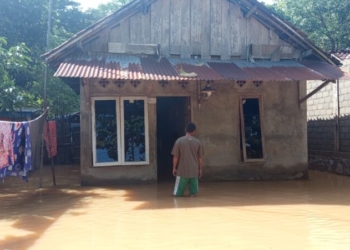 Rumah di Tanjung Harapan Tergenang