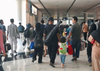 Mudik Pejalan Kaki di Bakauheni mulai ramai