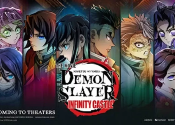 Poster Demon Slayer: Kimetsu no Yaiba Infinity Castle (Koyoharu Gotoge / SHUEISHA, Aniplex, ufotable)